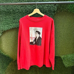 Vintage Elvis Presley Birthday Celebration Long Sleeve T-shirt